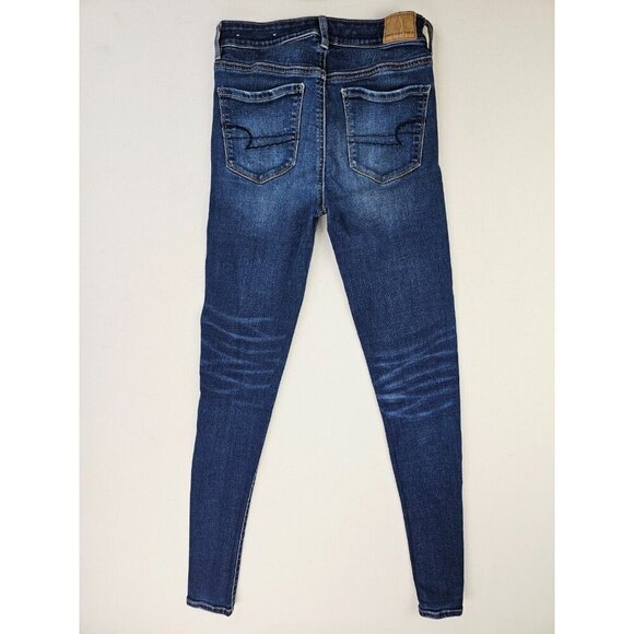 American Eagle Outfitters Size 2 Long Womens 30" Inseam High Rise S/S Jegging - Picture 1 of 12